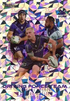 2023 NRL Traders Titanium - Driving Force Team Priority #DFTP07 Melbourne Storm Front